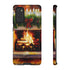 Candles on the Hearth Decorated for Christmas - Impact Resistant Phone Case Samsung Galaxy S20 Matte